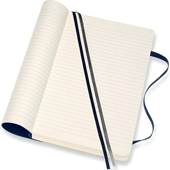 Σημειωματάριο Moleskine Expanded Version Ριγέ Shapphire Blue Large (1 Τεμάχιο) image 2