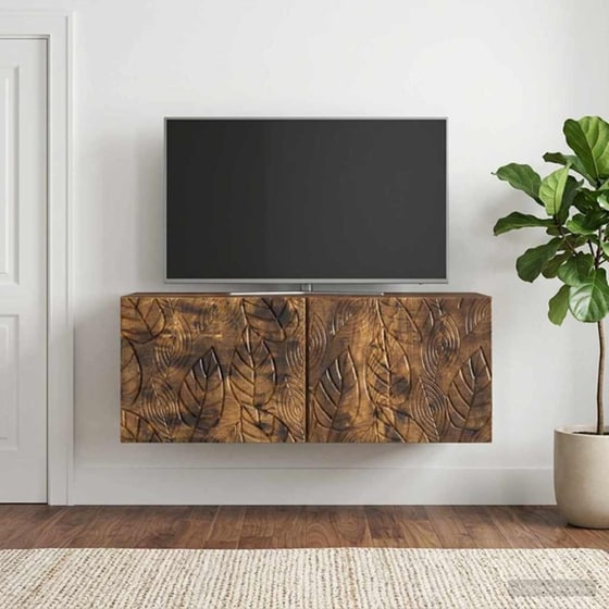 Επιτοίχιο Έπιπλο Τηλεόρασης VidaXL 98x31 cm image 2