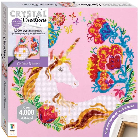 Crystal Creation Canvas: Unicorn Dreams image 0