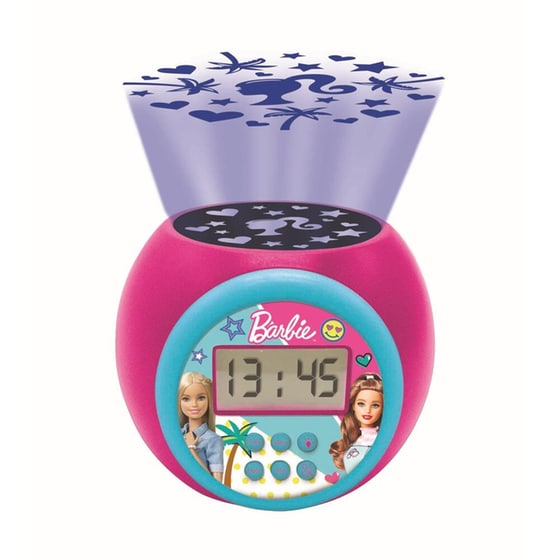 LEXIBOOK Barbie Projector Alarm Clock with Timer image 0