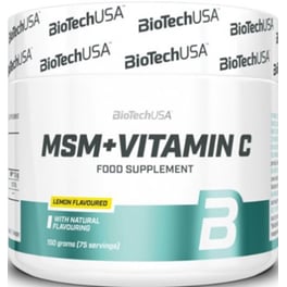 BioTechUSA MSM + Vitamin C Λεμόνι - 150gr