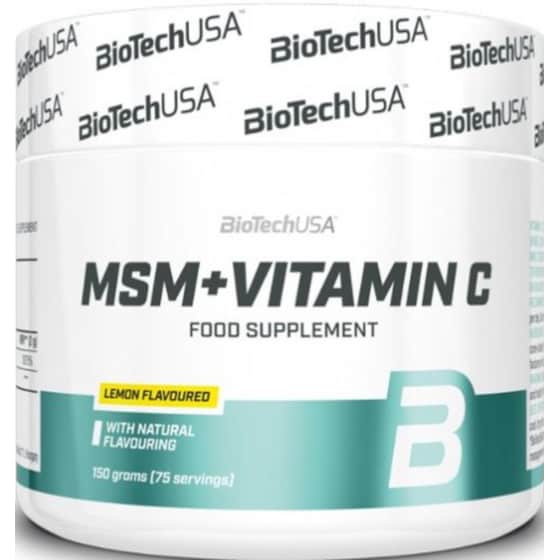 BioTechUSA MSM + Vitamin C Λεμόνι - 150gr image 0