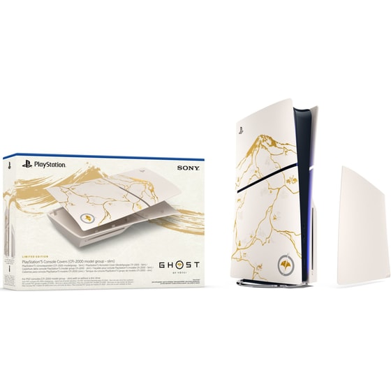 Κάλυμμα Κονσόλας PlayStation 5 (Slim Edition) - Ghost of Yōtei Gold Limited Edition image 0