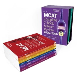 MCAT Complete 7-Book Subject Review 2025-2026, Set Includes Books, Online Prep, 3 Practice Tests