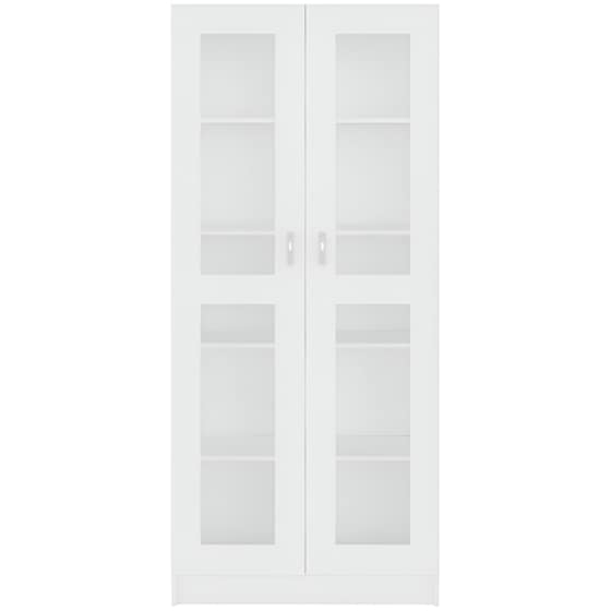 Βιτρίνα VidaXL από Μοριοσανίδα 82.5x30.5x185.5 cm - Λευκή image 0