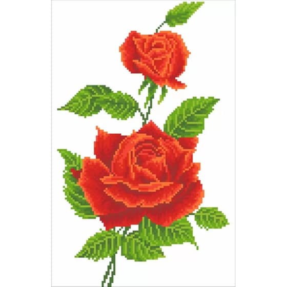 Diamond Dotz Red Rose Corsage 27x42 image 2