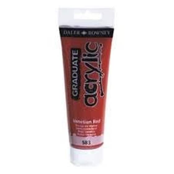 Daler Graduate Acrylic 120ml Venetian Red image 0