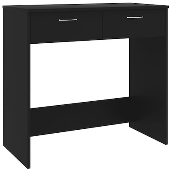 Γραφείο Μελέτης VidaXL από Μοριοσανίδα 80x40x75cm - Μαύρο image 2