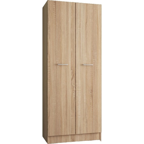 Δίφυλλη Ντουλάπα Ρούχων Kitwood από Μοριοσανίδα 70x52x179cm - Sonoma/Δρυς image 0