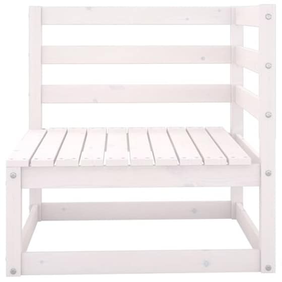 Καναπές Κήπου Γωνιακός VidaXL από Μασίφ Ξύλο Πεύκου Με Μαξιλάρια 70x70x67 cm - Ανθρακί image 3