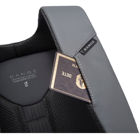 Τσάντα Laptop Bange 22188 15.6" Αδιάβροχη - Γκρι image 5