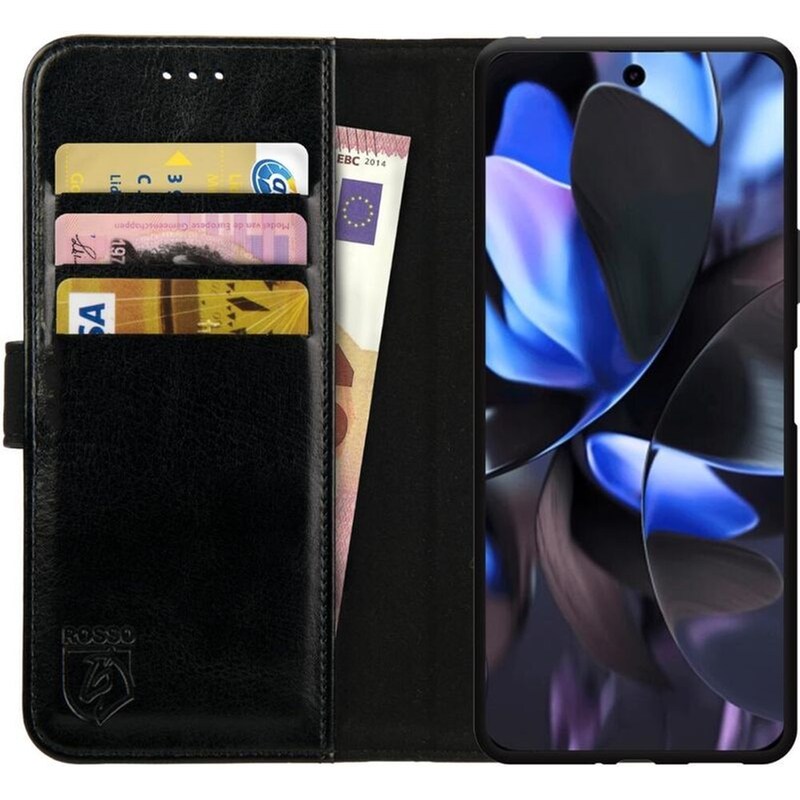 ROSSO Θήκη Google Pixel 9 / 9 Pro - Rosso Element Pu Πορτοφόλι - Black (8719246446238)
