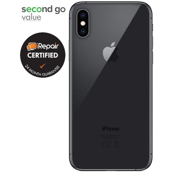 Μεταχειρισμένο Apple iPhone XS 64GB Space Gray second go value Certified by iRepair image 3