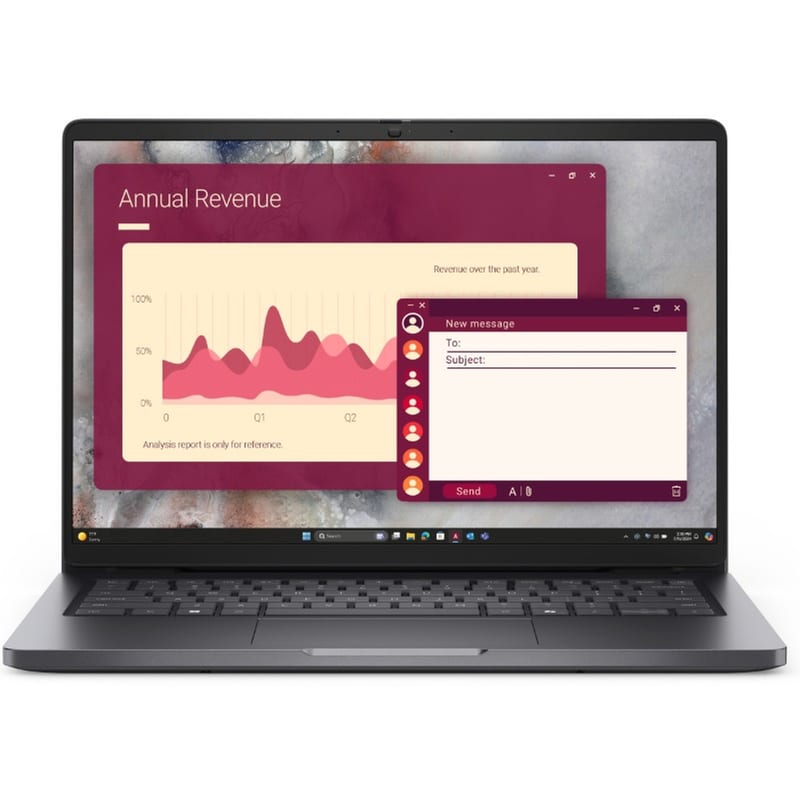 Dell PC14250 14 WUXGA IPS (Intel Core Ultra 7-255U/16 GB/1TB SSD/Intel Graphics/Win11Pro) Laptop