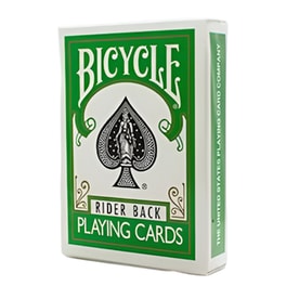 Bicycle Green Back Deck By Uspc - Τράπουλα