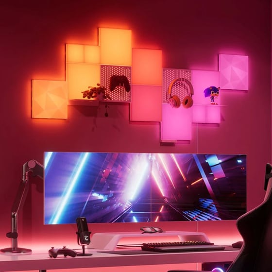 Έξυπνος Φωτισμός Nanoleaf Combo Starter Kit 10τμχ RGBW image 4
