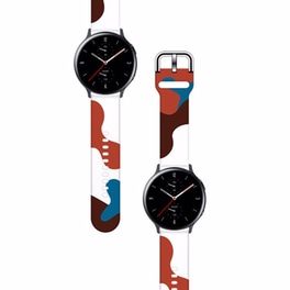 Λουράκι Hurtel Band Moro για Samsung Galaxy Watch 46mm - Camo Orange/Brown