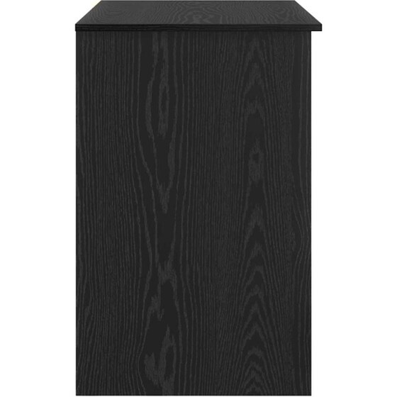 Γραφείο VidaXL από Επεξεργασμένο Ξύλο 90x49x75 cm - Μαύρη Οξιά image 5