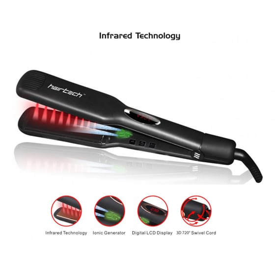 Ισιωτικό Μαλλιών HAIRTECH HT089l 45 W - Μαύρο image 2