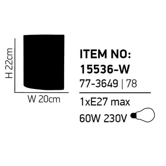 Απλίκα Τοίχου Homelighting Seher 77-3649 Γυάλινη 20x8x22 cm - Ασημί/Λευκή image 1