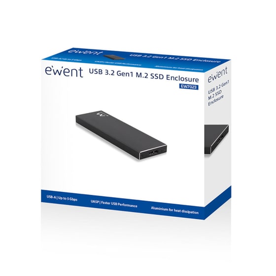 Ewent EW7023 Θήκη Σκληρού Δίσκου M2 SSD Σύνδεση USB 3.1 image 3