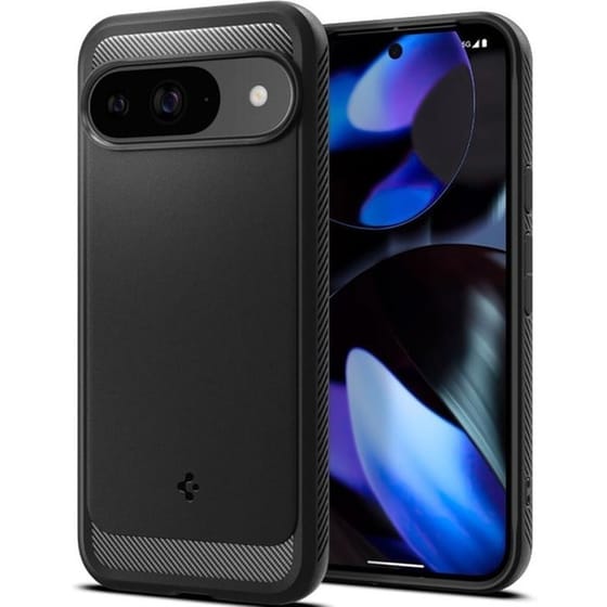 Θήκη Google Pixel 9/ Pixel 9 Pro - Spigen Rugged Armor - Matte Black image 0