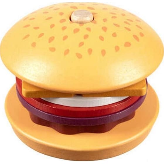 Εκπαιδευτικό Ξύλινο Παιχνίδι Burger image 1