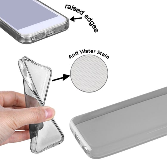 Θήκη Apple iPhone 11 Pro Max - Volte-tel Slimcolor Air Tpu - Transparent Γκρι image 1
