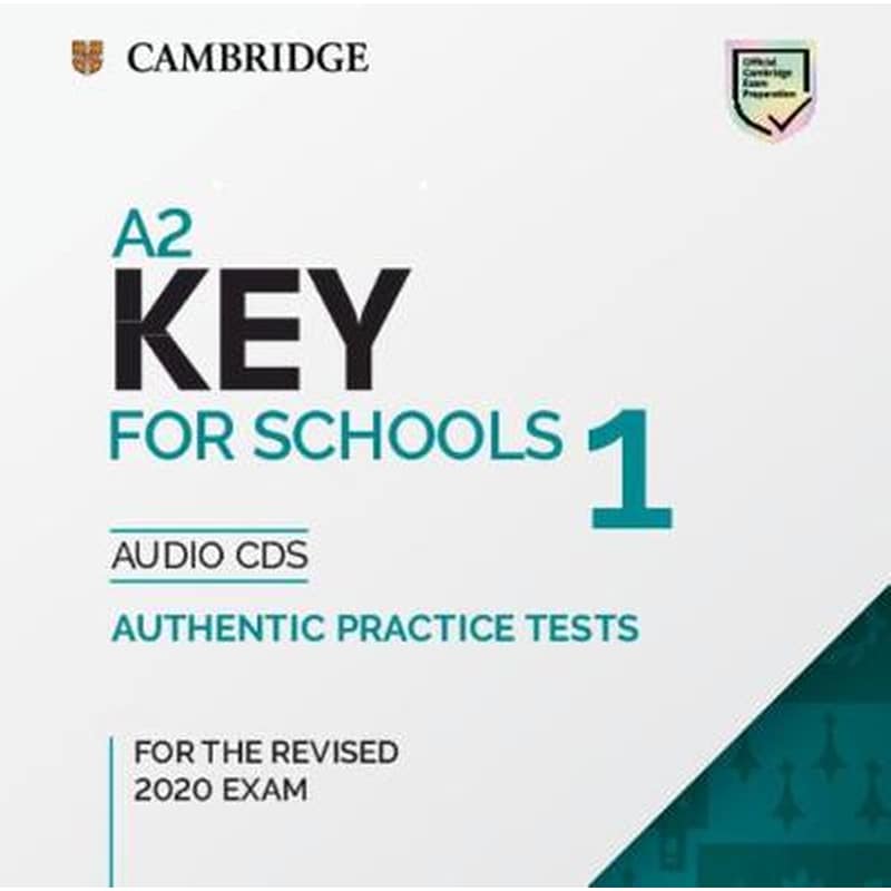 A2 Key for Schools 1 for Revised Exam from 2020 Audio CDs