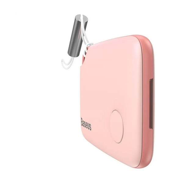 Θήκη Μπρελόκ Baseus T2 Mini Ropetype Αντικλεπτική Συσκευή Με Λειτουργία Εντοπισμού Anti-loss - Pink ZLFDQT2-04 image 1