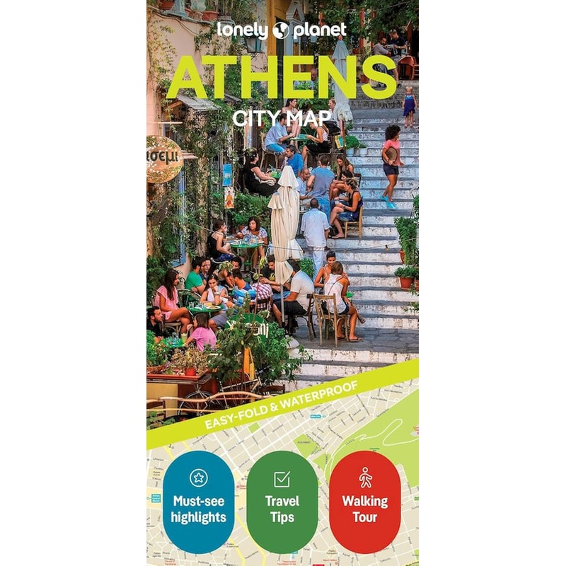 Lonely Planet Athens City Map