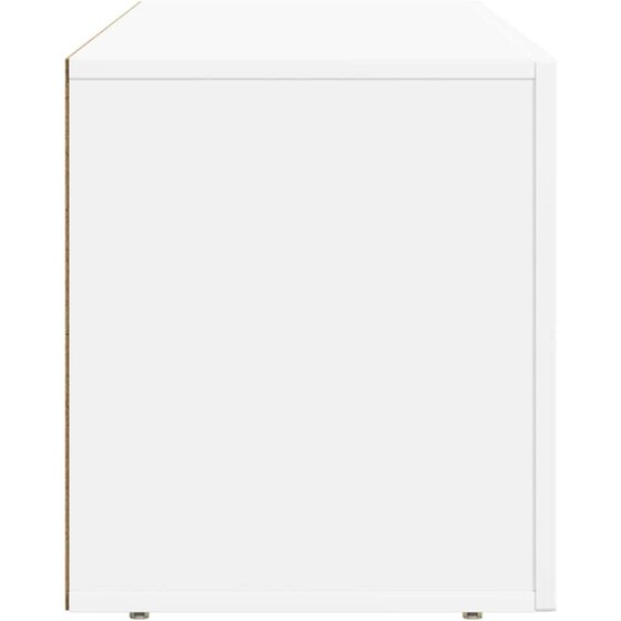 Έπιπλο Τηλεόρασης VidaXL ELST 100 x 35 x 40 cm - Λευκό image 4