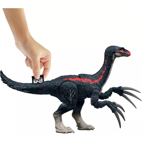 Mattel Φιγούρα Jurassic World Θεριζινόσαυρος με Ήχους & Κίνηση image 4