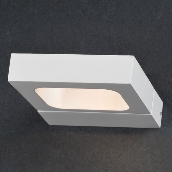 Απλίκα Τοίχου Led Aca από Αλουμίνιο 13x14.55x3 cm - Λευκή image 2