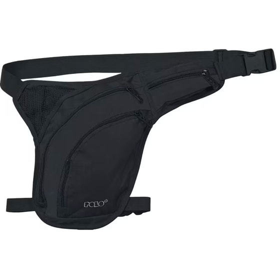 Τσαντάκι Ποδιού Polo για Μηχανή - Μαύρο image 0