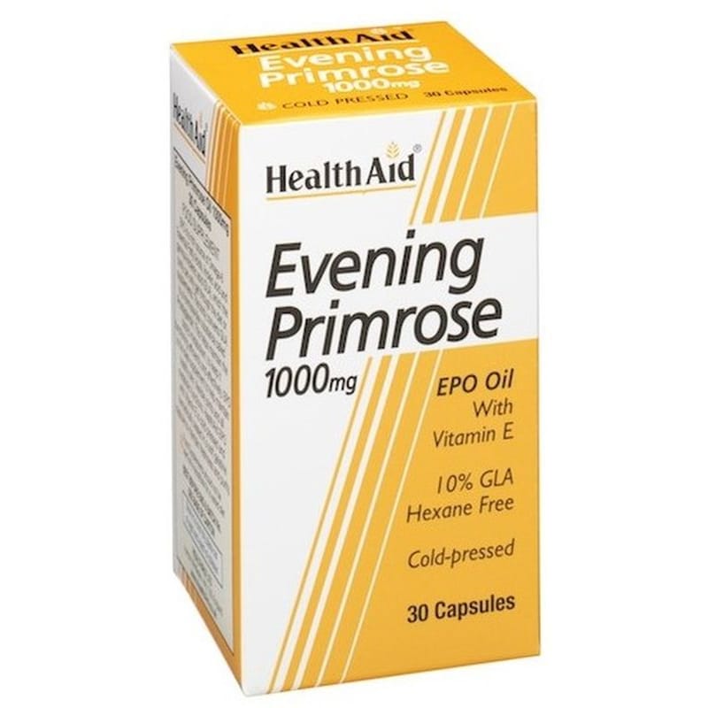 Λιπαρά Οξέα HEALTH AID Evening Primrose - 30 Κάψουλες φωτογραφία