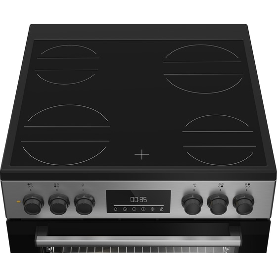 BEKO CUV6732XG 72 Lt Inox Ηλεκτρική Κουζίνα Κεραμική image 4