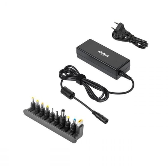 Φορτιστής REBEL KOM0939-90 Universal για laptop με σετ βυσμάτων - 90 W image 0