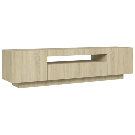 Έπιπλο Τηλεόρασης VidaXLαπό Μοριοσανίδα 160x35x40 cm - Μπεζ image 7