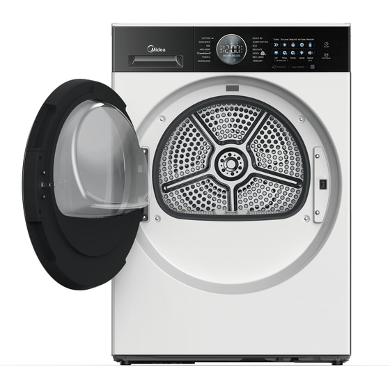 MIDEA MD210H100BW/W  10kg με Αντλία Θερμότητας Λευκό με WiFi Στεγνωτήριο Ρούχων image 1