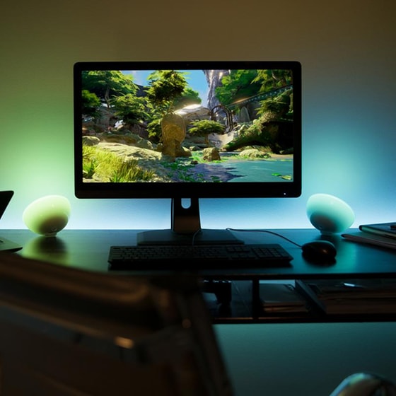 Φορητό Φωτιστικό Philips Hue Go & Hue Smart Bridge - RGBW image 8
