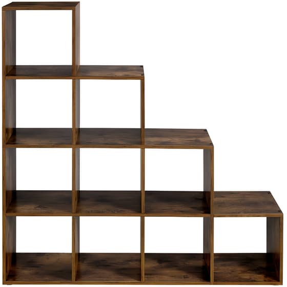 Βιβλιοθήκη Vasagle LBC10BX από Συνδυασμό Ξυλείας 129.5x29x129.5 cm - Καφέ image 2