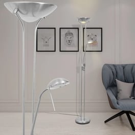 Vidaxl Φωτιστικό Δαπέδου Led 23 W Με Dimmer Με Κωνικό Καπέλο