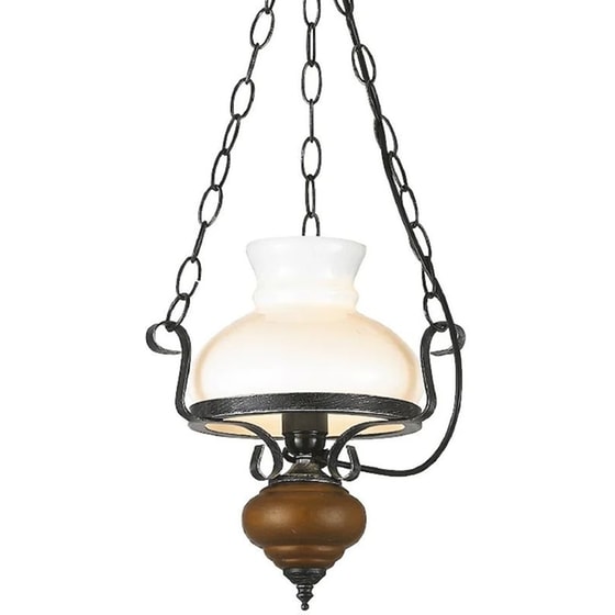 Φωτιστικό Οροφής Μονόφωτο Aca Chalet Dla0411 Μεταλλικό - Μαύρο image 0