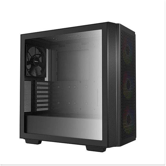 Κουτί Desktop DeepCool CG560 Midi-Tower E-ATX Side Window RGB - Μαύρο image 2