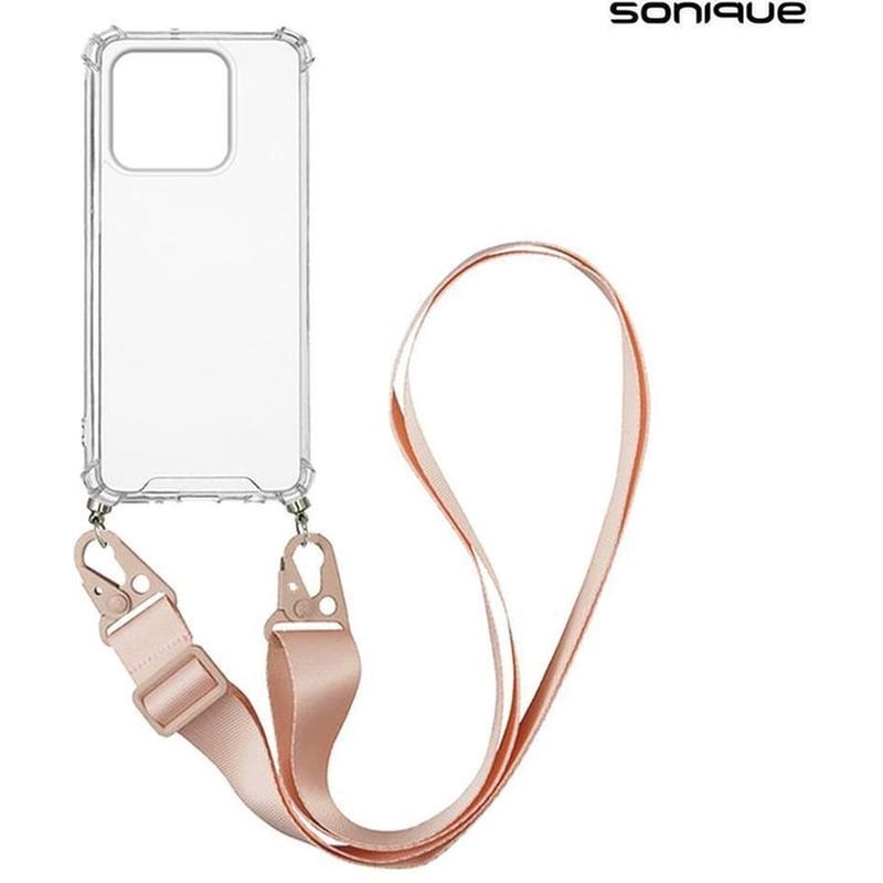Θήκη Xiaomi Xiaomi 12 Lite - Sonique Armor Clear Με Κορδόνι - Καφέ
