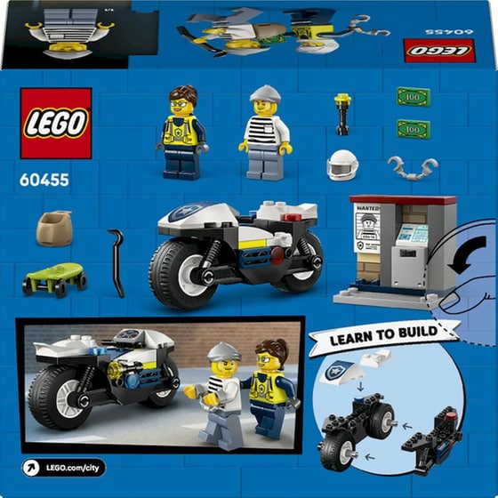 LEGO® City Καταδίωξη με Αστυνομική Μοτοσικλέτα (60455) image 8