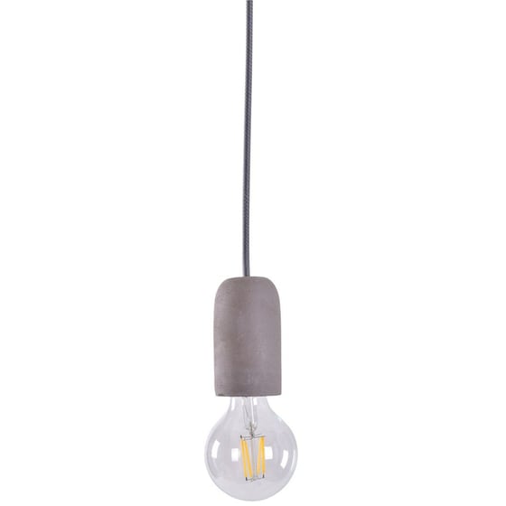 Φωτιστικό Οροφής Μονόφωτο Homelighting Iris 77-3575 Τσιμεντένιο - Γκρι image 0