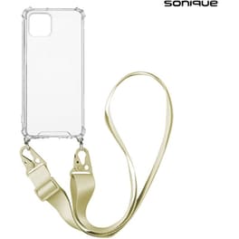 Θήκη Apple iPhone 11 - Sonique με Strap Armor Clear - Μπεζ