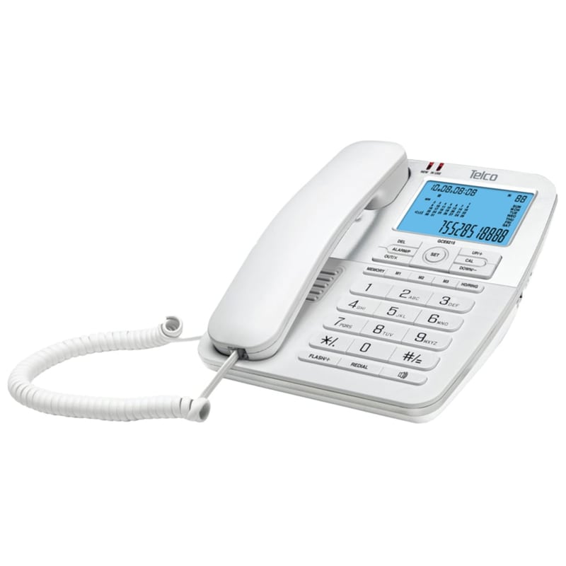 Ενσύρματο Τηλέφωνο Telco GCE6215 - Λευκό TELCO